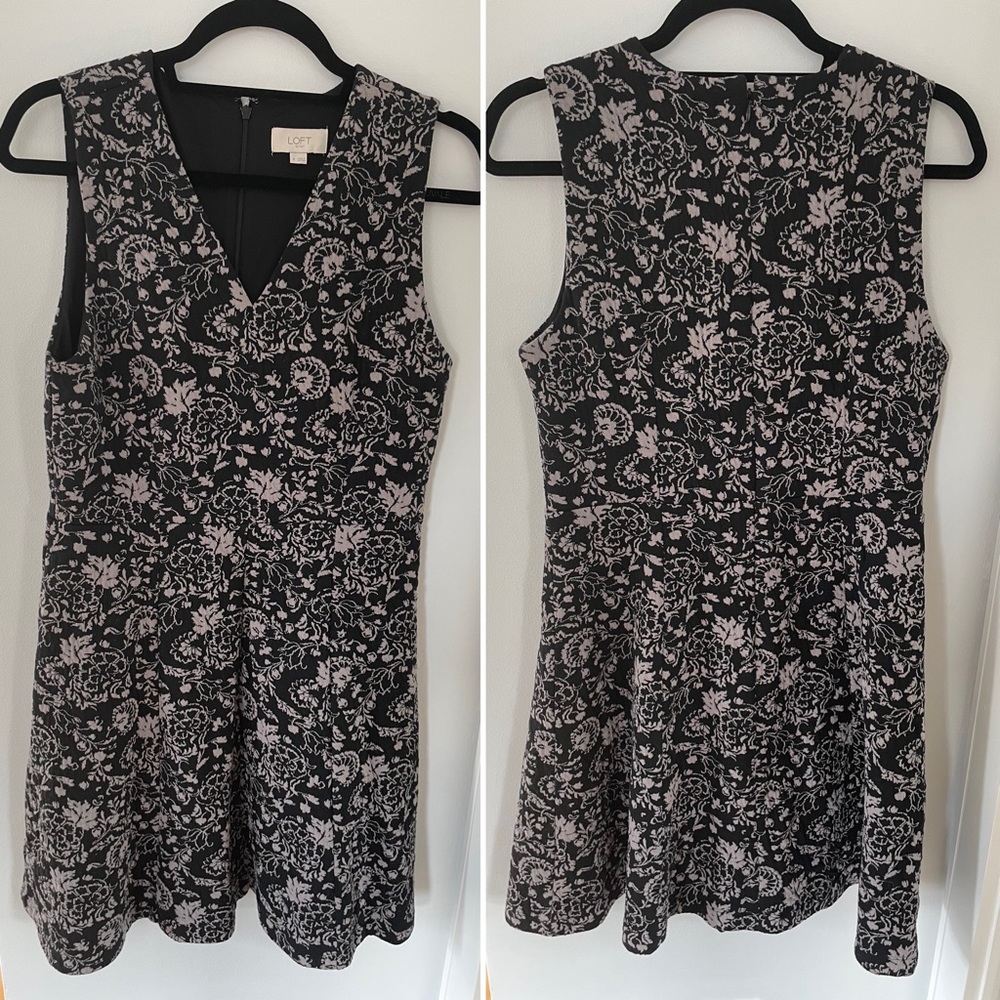 Loft fit and flare dress.